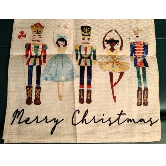 Christmas Table Runner Nutcracker Decor Holiday Xmas Decoration Decorative Cloth - Picture 14 of 16